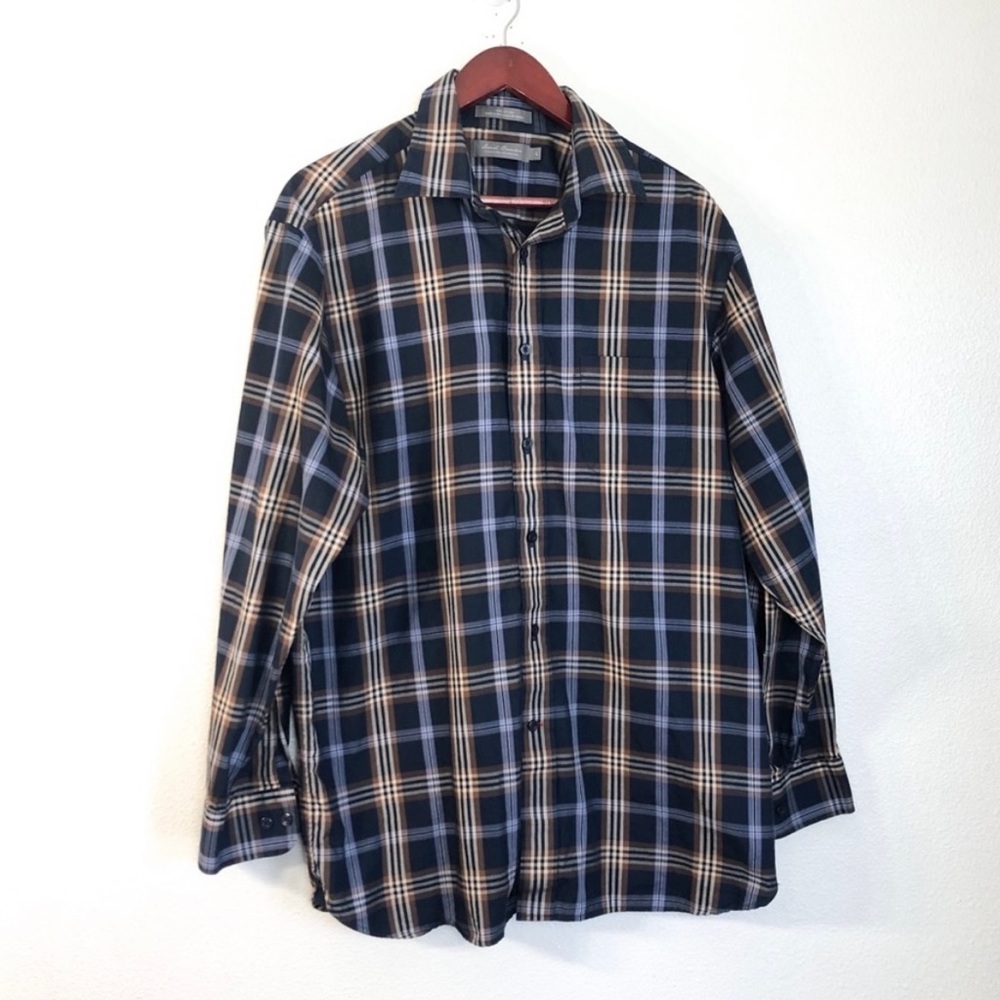 Daniel Cremiuex Black Plaid Long Sleeve Shirt